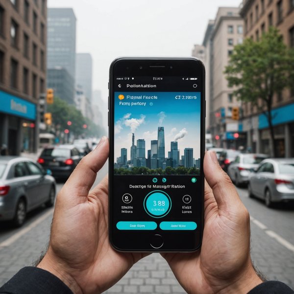 Comment utiliser un smartphone pour suivre les niveaux de pollution de l'air avec des capteurs intégrés?